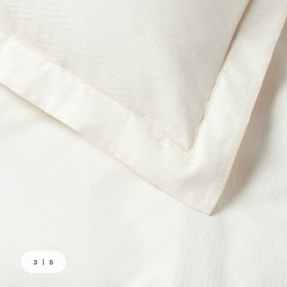 NEW Ralph Lauren Park Row HAYDEN Duvet Cover. King. Cream. 100% Cotton - Picture 10 of 11